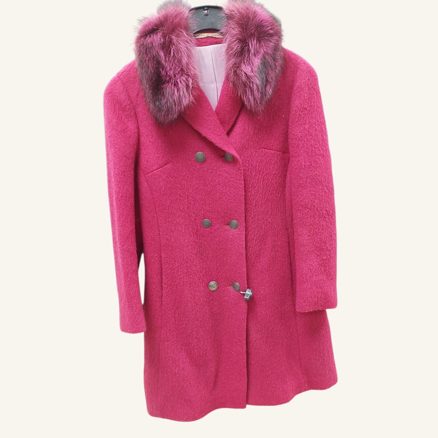 Vintage villakangastakki Kanninen Oy