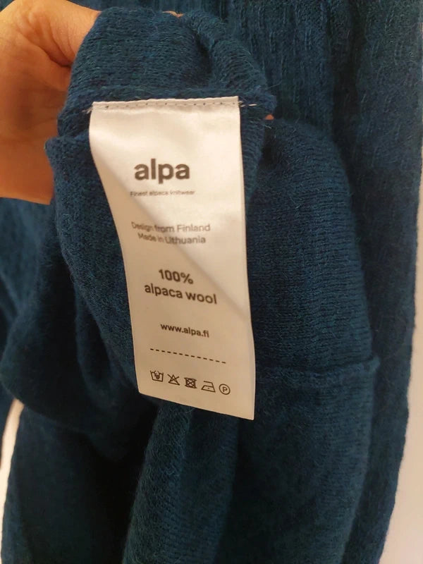 Alpa Drizzle Neuletakki – Petrooli, Koko M