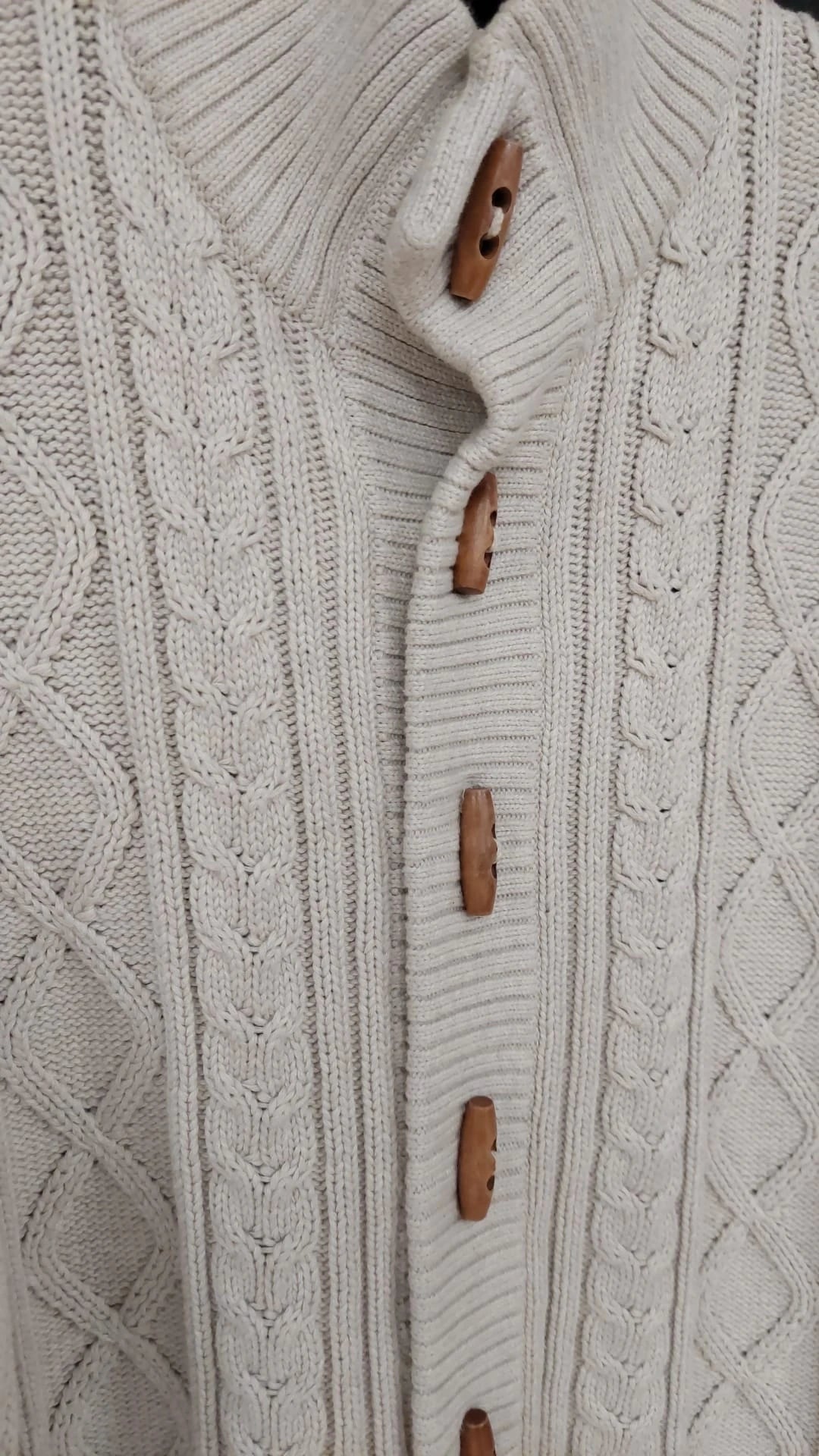 Selected Homme Palmikkoneule Neuletakki - Beige