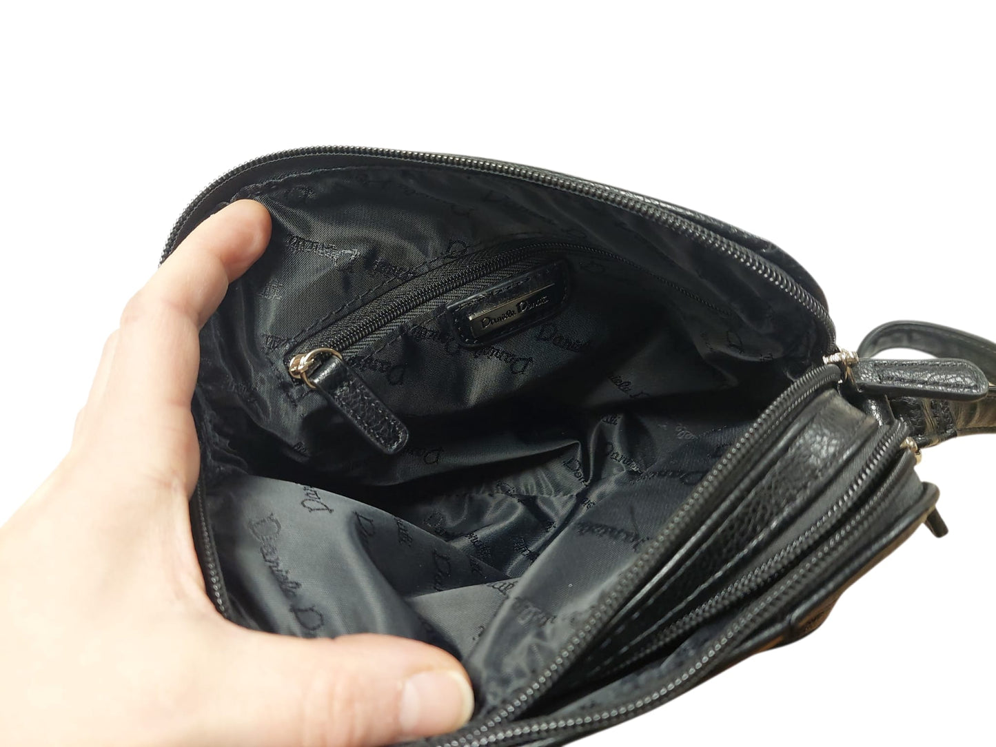 Daniele Donati Nahkalaukku Musta