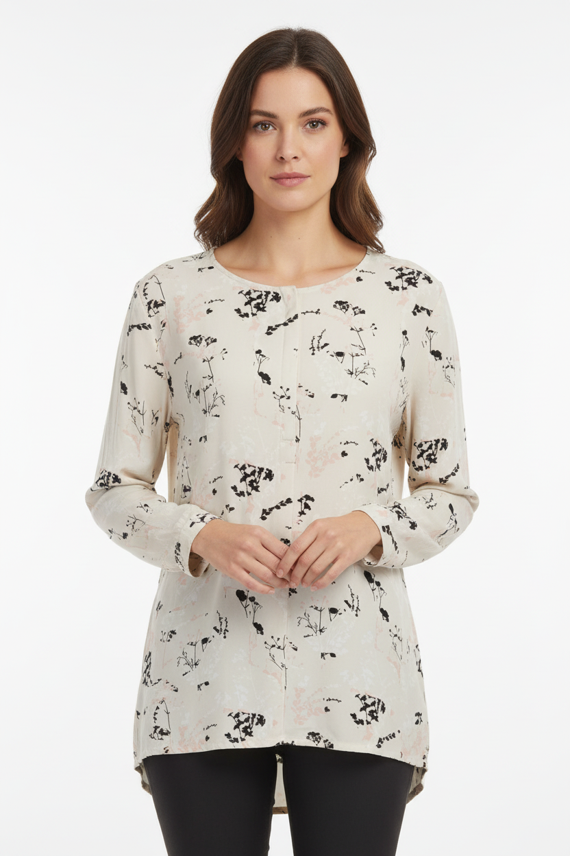 Kukallinen pusero mallilla