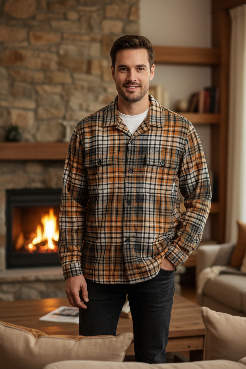 Marc O'Polo ruutupaita mallilla