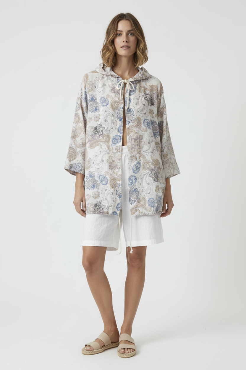 Pellavapaita hupulla studiokuva