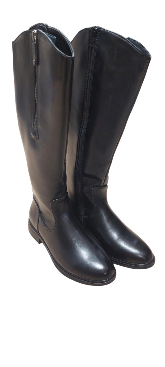 Jana Leather Boots - Black
