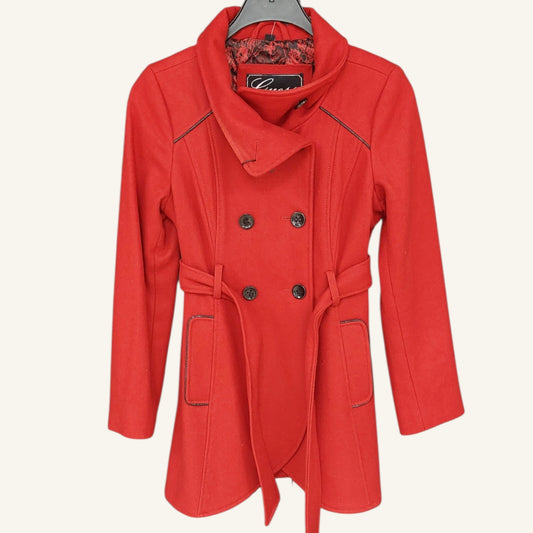 GUESS wool jacket red
