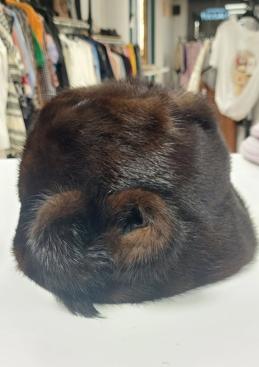 Fashion House Hilden Vintage Fur Hat - Brown