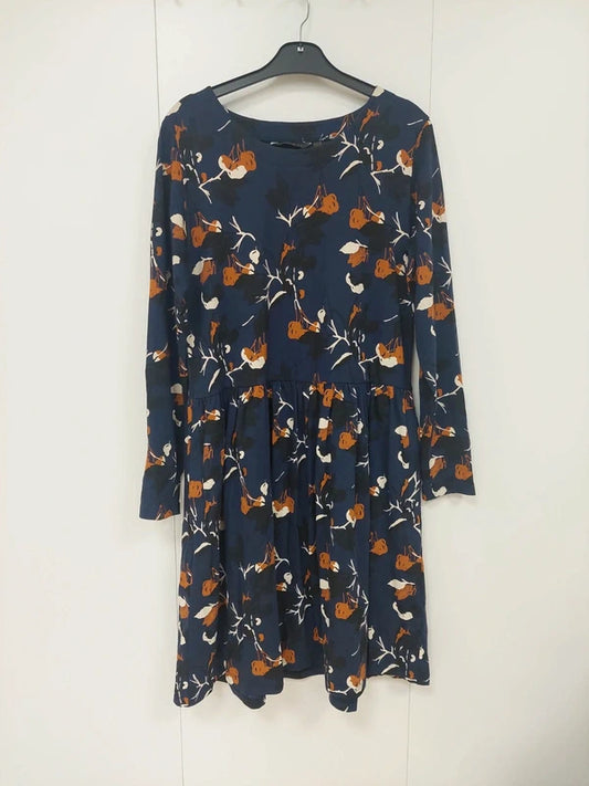 Nosh kukkamekko, tummansininen, koko L