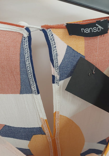 Nanso värikäs viskoosimekko, koko 40