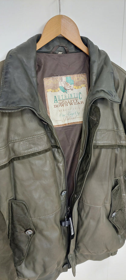 Vintage Nahkauntuvatakki – One Top Oy Finland