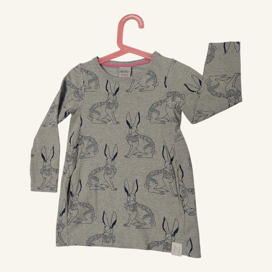 Nosh bunny tunic college 98/104