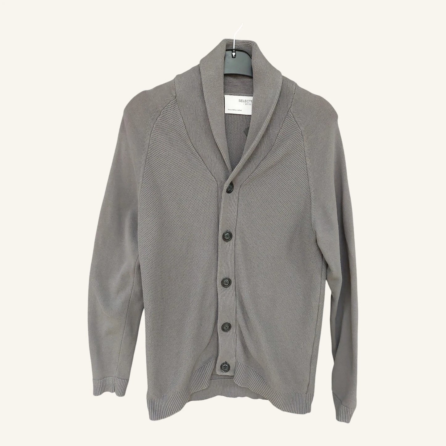 Selected Homme Neuletakki - Harmaa