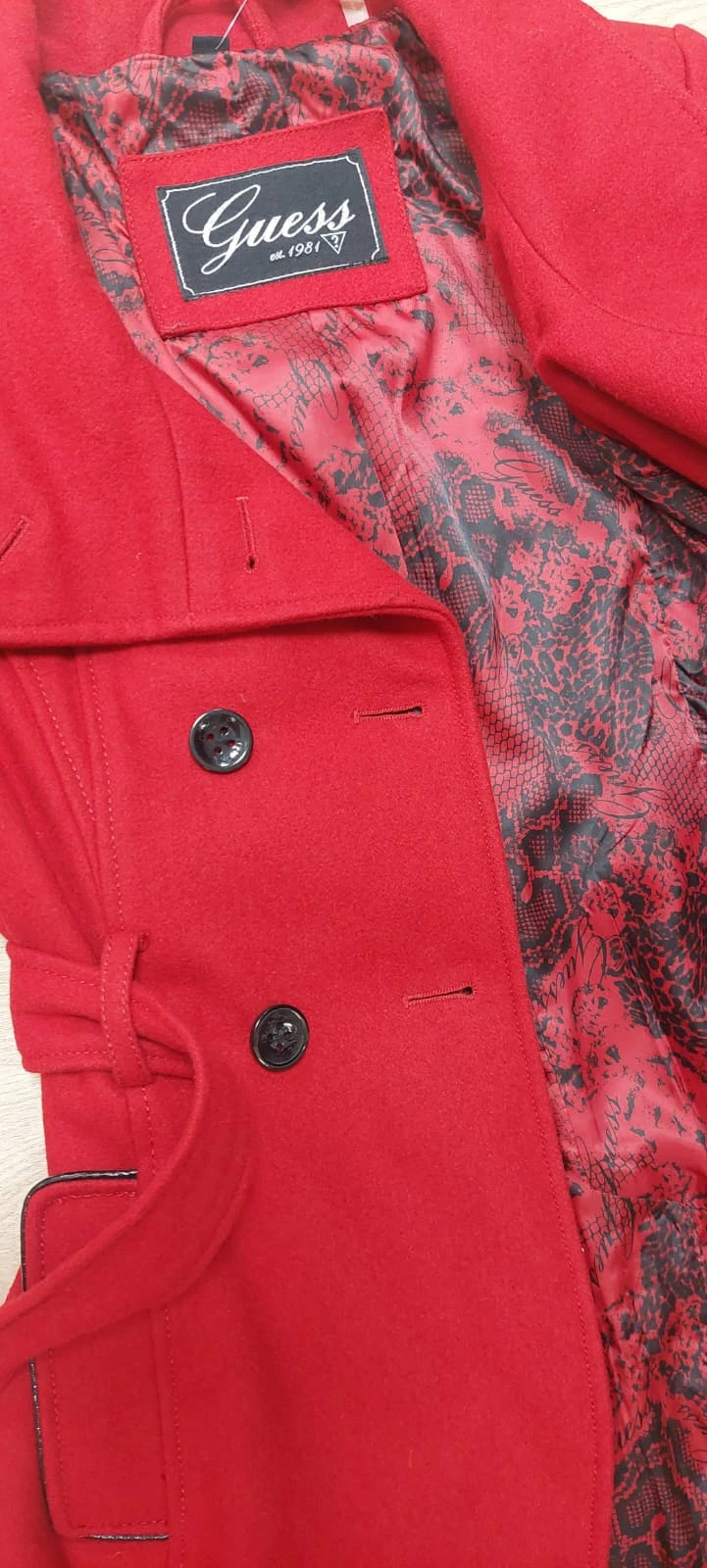 GUESS villakangastakki punainen