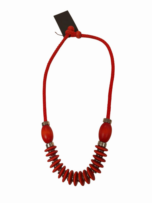 Aarrikka kaulakoru punainen
