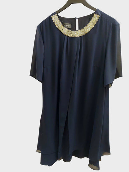 Godske Juhlamekko Tummansininen XL-XXL