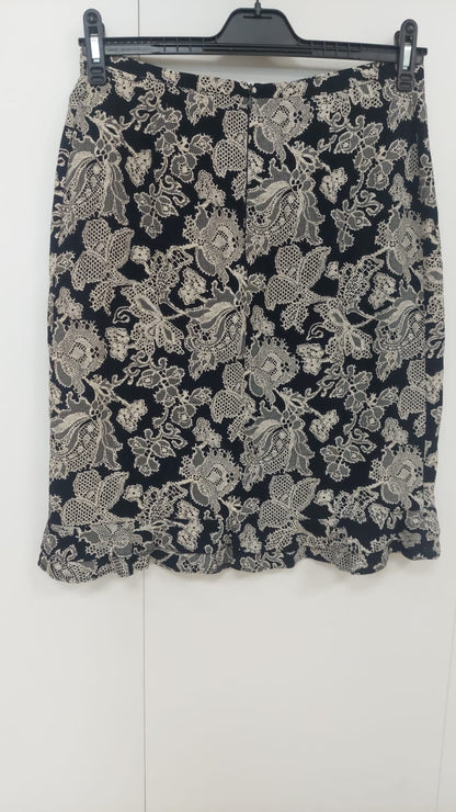 Fascino Collezione pitsikuvioinen puolihame, koko L