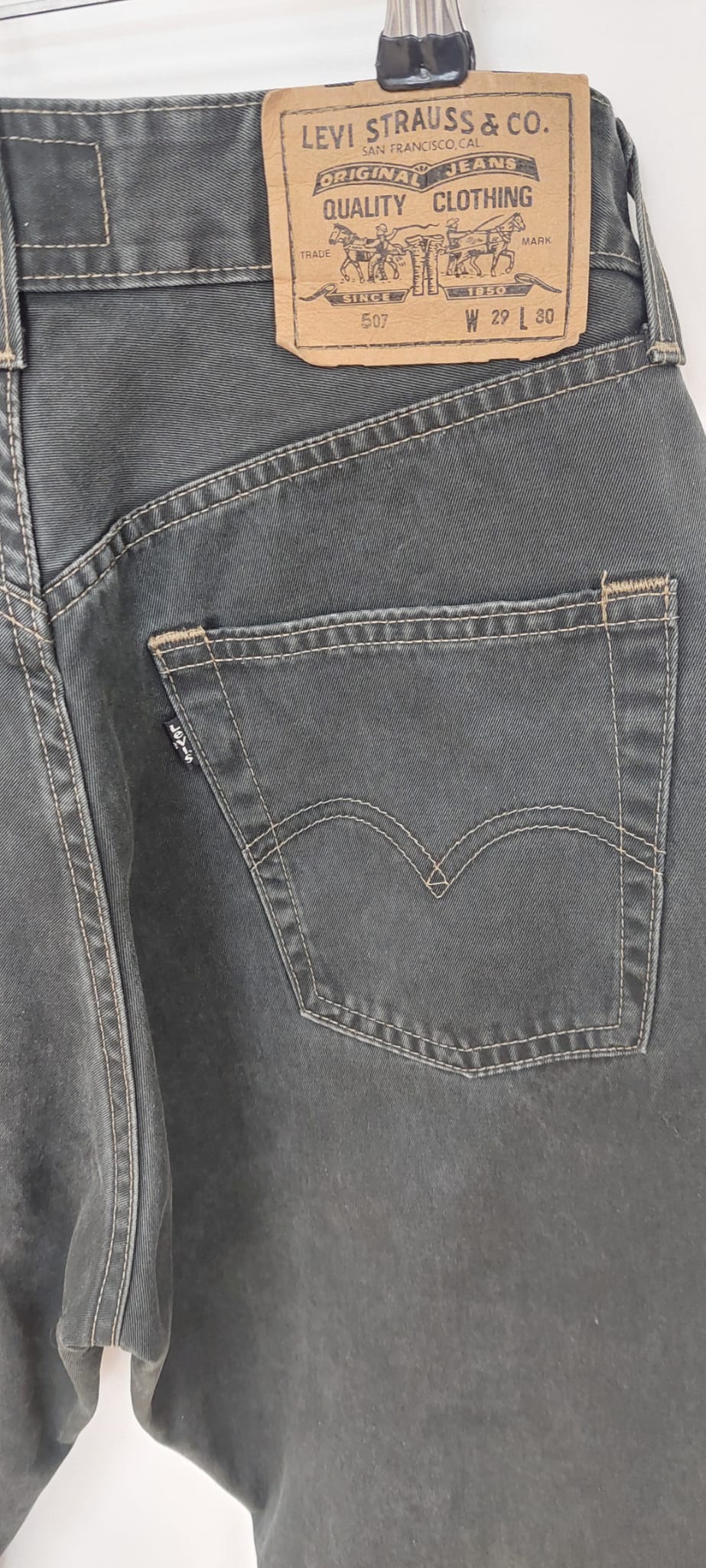 Levi's 507 Vintage Farkut – Tummanvihreä W29 L30