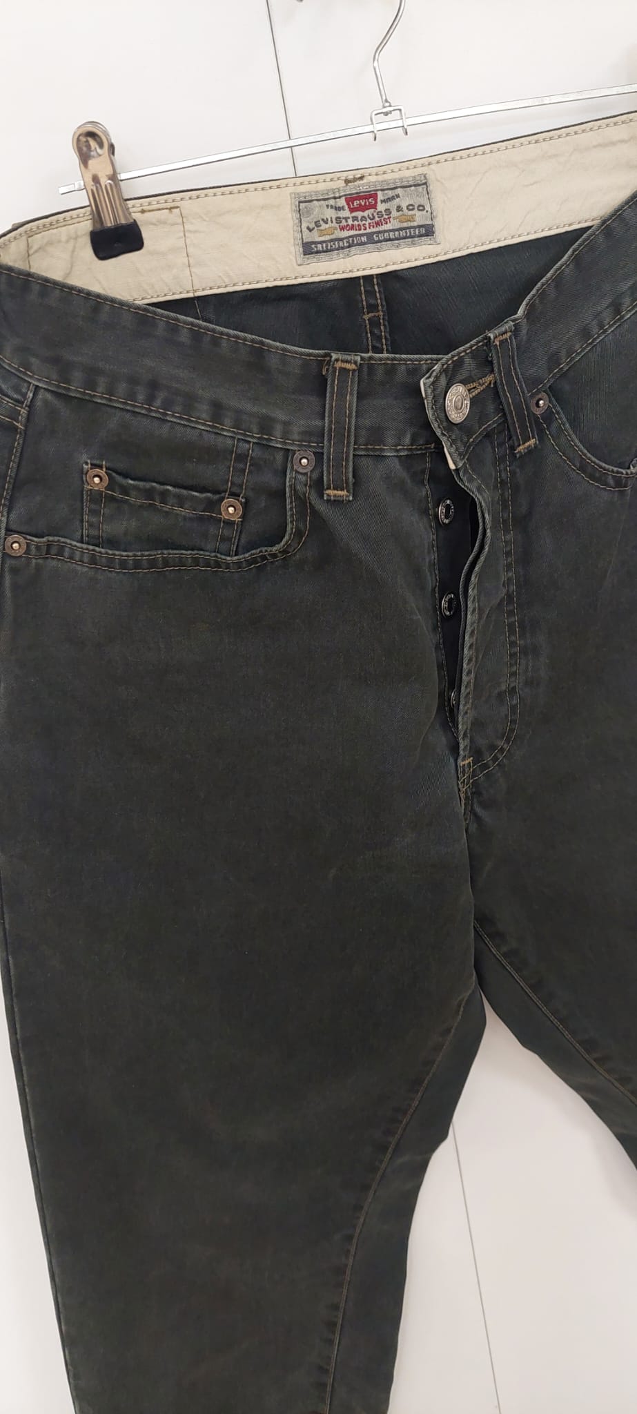 Levi's 507 Vintage Farkut – Tummanvihreä W29 L30