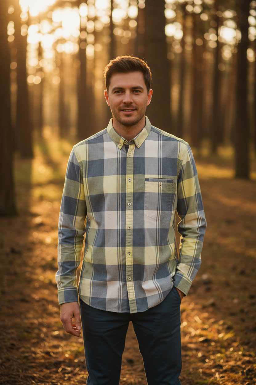 Jack & Jones ruutupaita mallilla