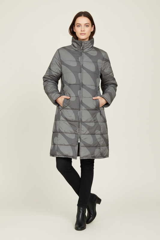 Marimekko Mika Piirainen talvitakki mallilla