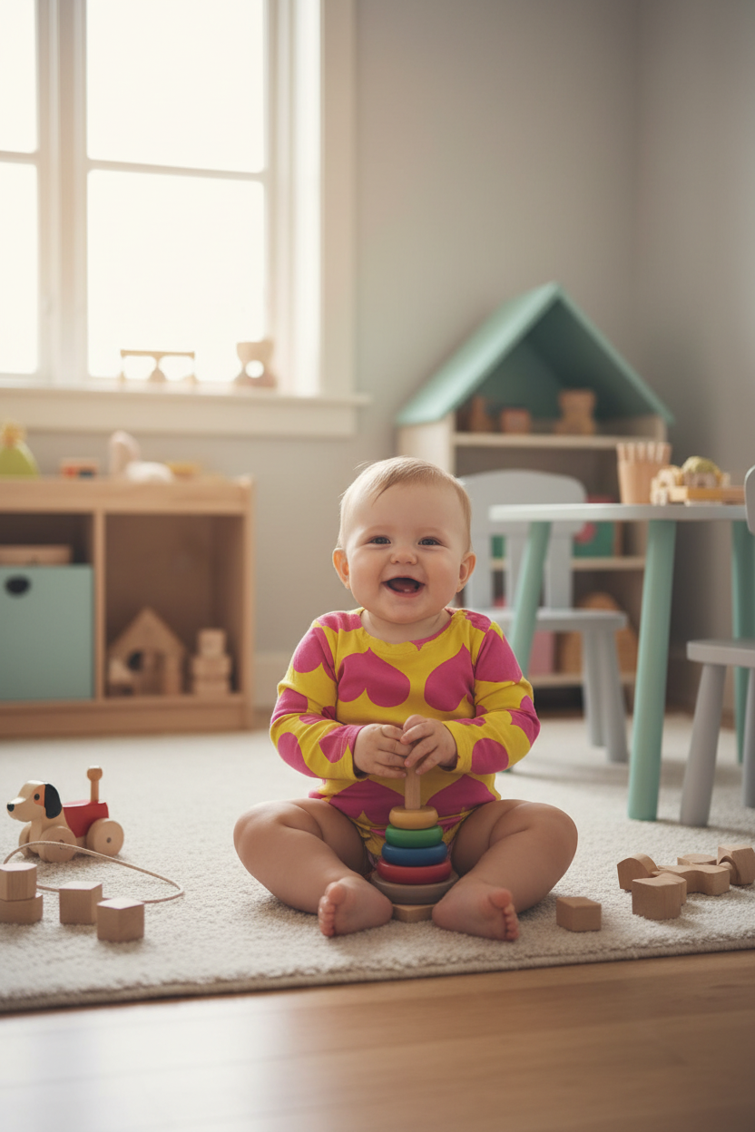 Marimekko sydän body lapsimallilla