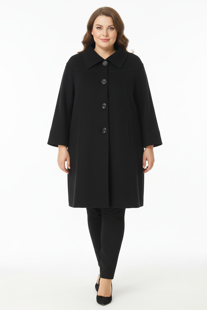 Musta villakangastakki koko 46