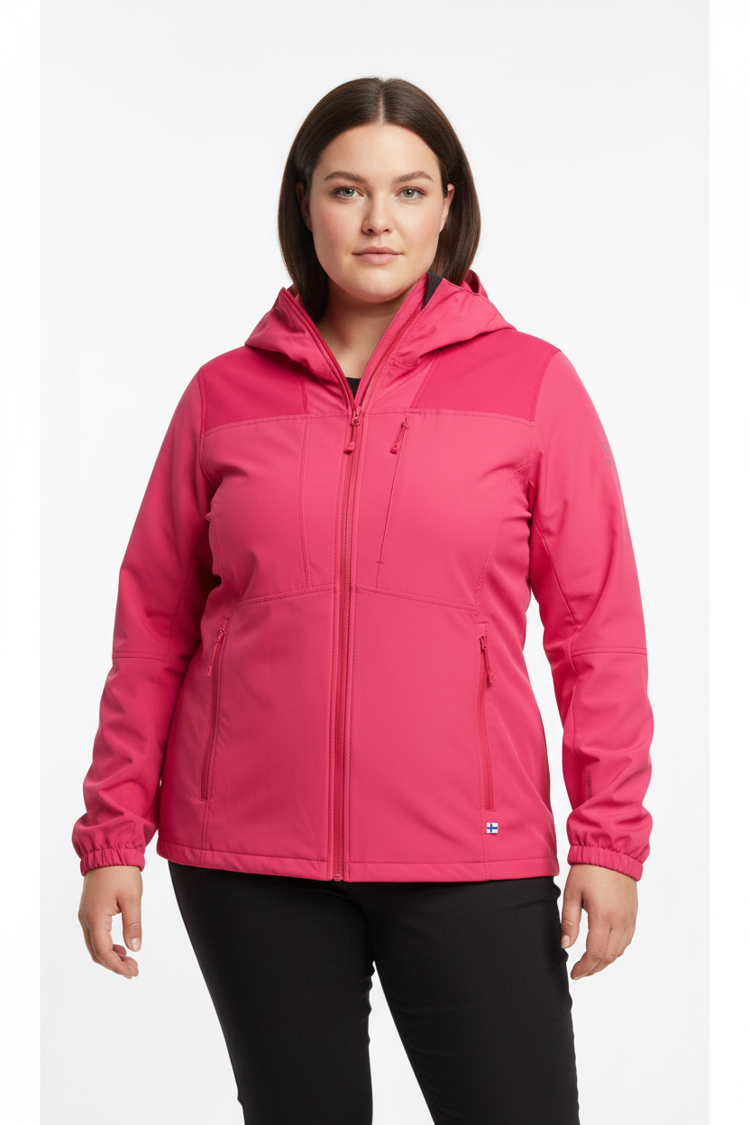 Studiokuva XL-malli Halti-takissa