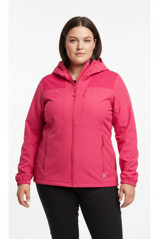 Studiokuva XL-malli Halti-takissa