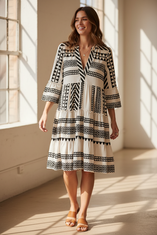 Vero Moda puuvillamekko mallilla