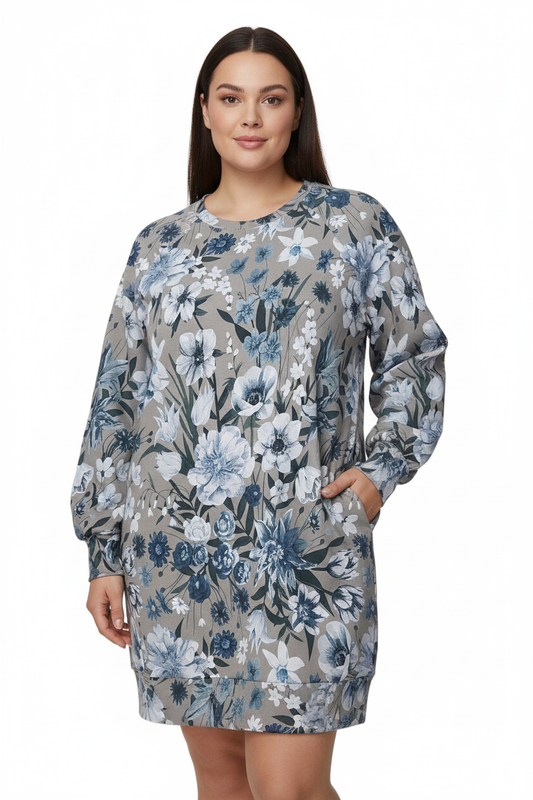 Versonpuoti XXL collegetunika lyhyempi, käsi taskussa