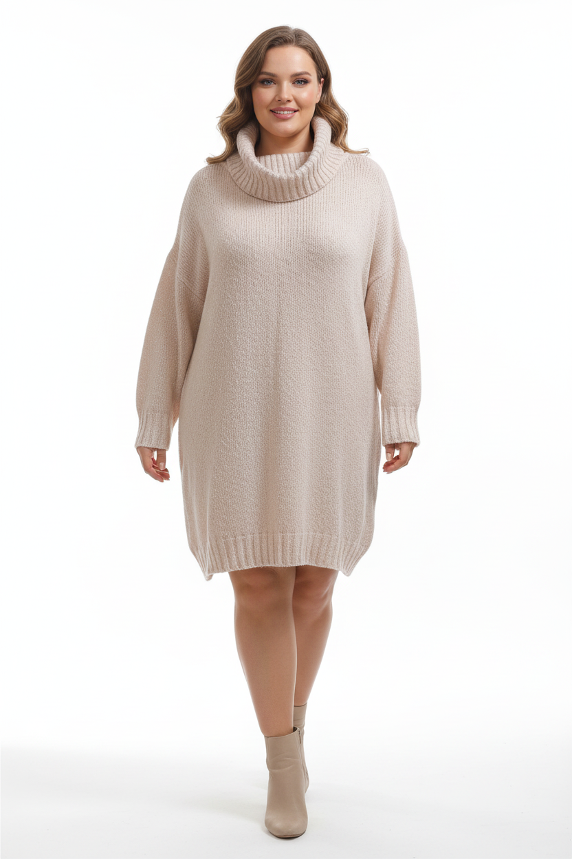 XXL neulepusero isolla mallilla